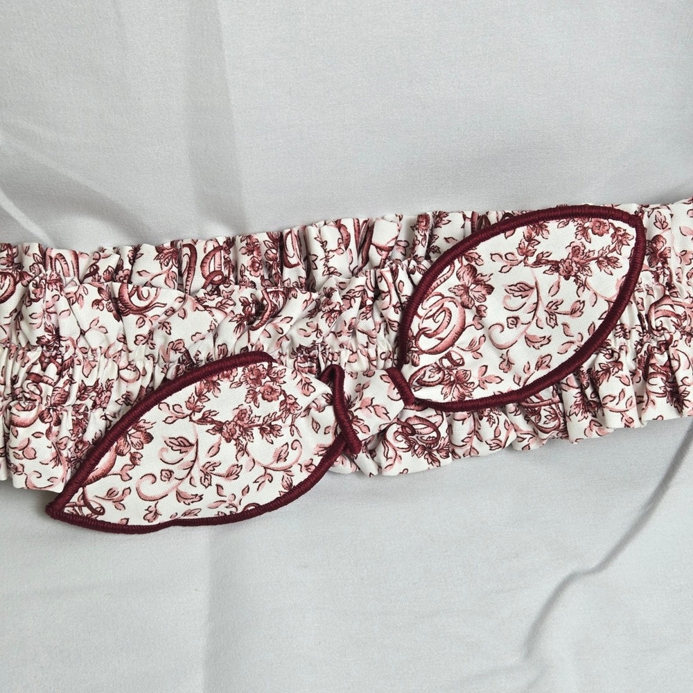Longaberger Basket Garter Letters Of Love Fabric Pattern Large 2618294 New‎ Vtg